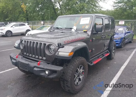 2020 Jeep Wrangler Unlimited Rubicon 4X4 из США, поврежденный, VIN 1C4HJXFG4LW189265